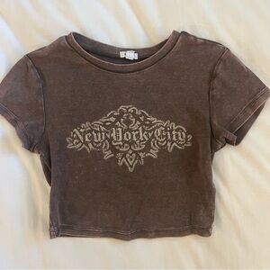 Garage New York City Crop Top